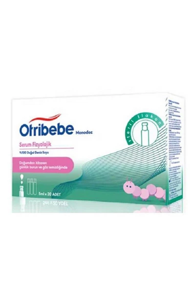 Otribebe Monodoz Serum Fizyolojik 100 Doğal Deniz Suyu 5 ml x 20 Flakon