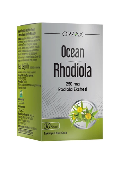 Orzax Ocean Rhodiola Kapsül 250 mg 30 Kapsül ürün görseli