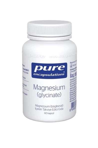 Pure Encapsulations Magnesium Glycinate 60 Kapsül