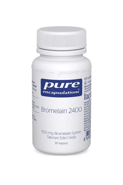 Pure Encapsulations Bromelain 2400 30 Kapsül ürün görseli