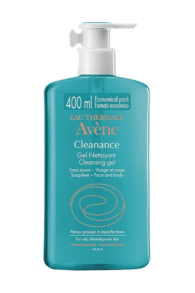 Avene Cleanance Yüz ve Vücut Temizleme Jeli 400 ml