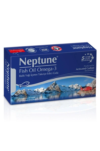 Neptune Fish Oil Omega 3 30 Kapsül ürün görseli