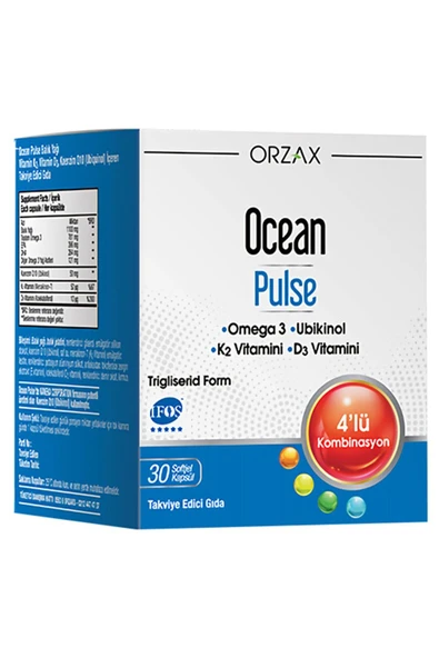 Orzax Ocean Pulse 30 Kapsül ürün görseli