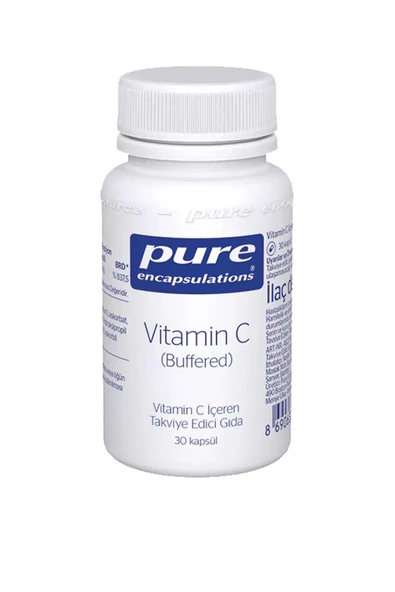 Pure Encapsulations Vitamin C Buffered 30 Kapsül