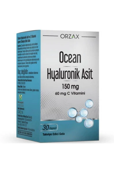 Orzax Ocean Hyaluronik Asit 150 mg 30 Kapsül - 1