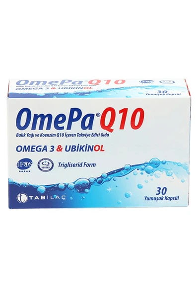Omepa-Q10 Omega3 Ubiquinol 30 Kapsül ürün görseli