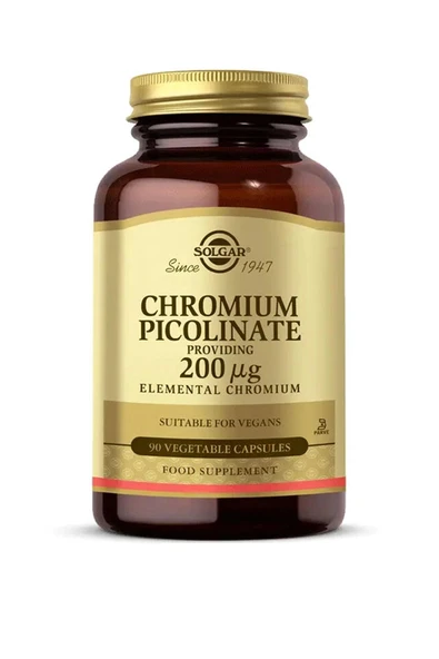 Solgar Chromium Picolinate 200 mcg 90 Kapsül