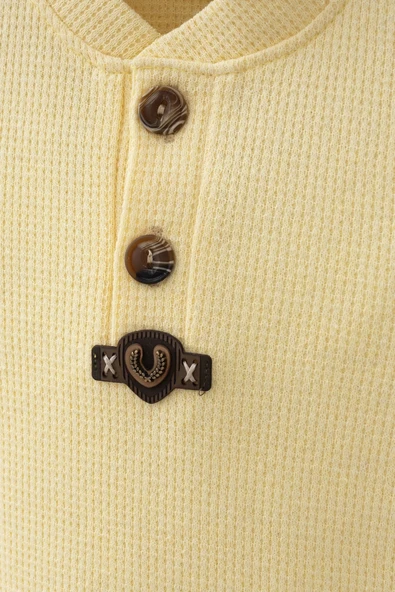 Waffle Çıtlı Düğmeli 2'li Mevsimlik Takım - 2