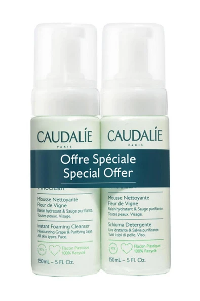 Caudalie Vinoclean Temizleme Köpüğü İkili Set 2x150 ml