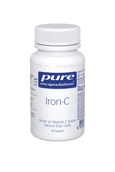 Pure Encapsulations Iron C 30 Kapsül ürün görseli