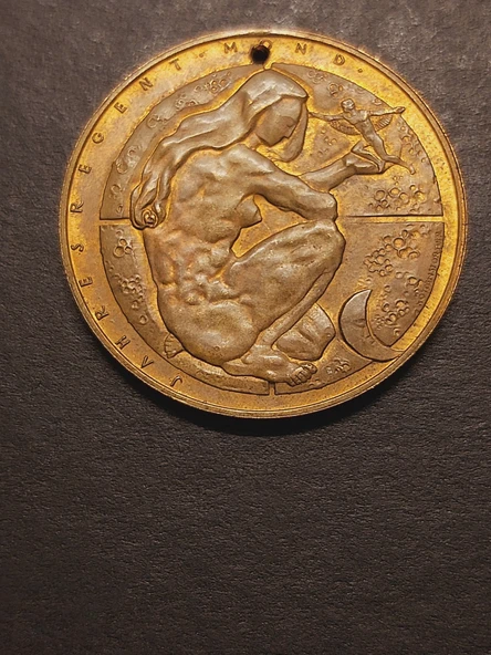 1971 SONNTAGE - MÜNZE WIEN - JAHRESREGENT MOND - Hans Köttenstorfer - Avusturya Ay Takvimi Serisi - Resim 5