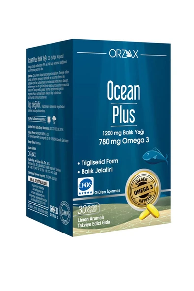 Orzax Ocean Plus 30 Kapsül ürün görseli