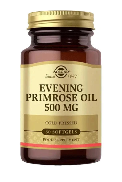 Solgar Evening Primrose Oil 500 mg 30 Yumuşak Jelatin Kapsül ürün görseli