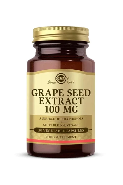 Solgar Grape Seed Extract 30 Kapsül ürün görseli