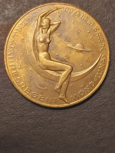 DES JAHRES 1943 DIE SONNTAGE MUNZAMT WIEN - JAHRESREGENT MOND LUNA WELZ Avusturya Ay Takvimi Serisi - Resim 7