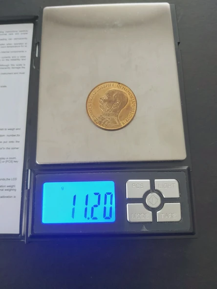 1830 - 1916 Viyana Schönbrunn Sarayı -Altın Madalya Avusturya - Kaiser Franz Joseph I - Kurt BODLAK - Resim 3