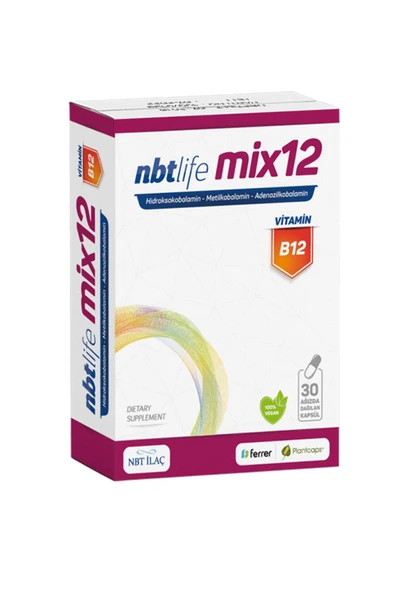 Nbt Life Mix 12 Takviye Edici Gıda 30 Kapsül ürün görseli