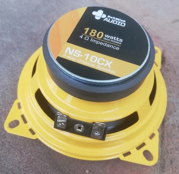 SoilWish Audıo 180 Watts 10 cm Hoparlör-NS-10CX 4'' - 2