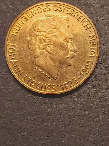 JOHANN STRAUSS 1825 1899 WIEN KLINGENDES ÖSTERREICH - R. SCHMIDT AN DER SCHÖNEN – BLAUEN DONAU A900 - Resim 5