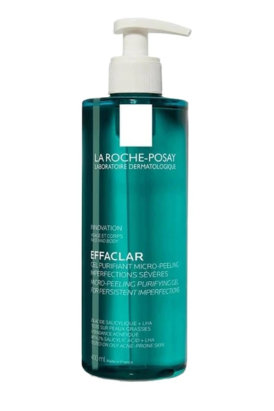 La Roche Posay Effaclar Mikro Peeling Jel Yüz ve Vücut 400 ml