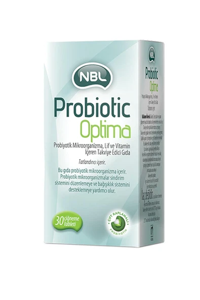 Nbl Probiotic Optima Çiğneme Tableti 30 Adet ürün görseli