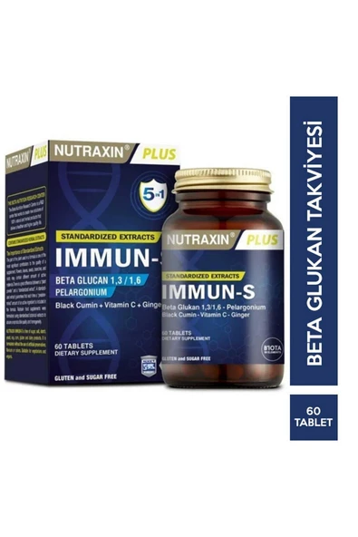 Nutraxin İmmun S 60 Tablet ürün görseli