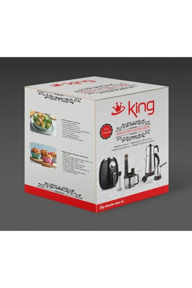 King Kzs-001 Elektronik Çeyiz Seti 4 Lü Zerafet Çeyiz Seti - 2
