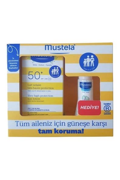 Mustela Very High Protection Sun Lotion Spf 50 100 ml + Hydra Bebe 50 ml