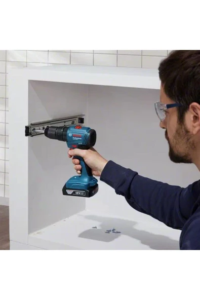 Bosch Professional GSB 185-LI 2 x 2.0Ah Çift Akülü Darbeli Matkap - 06019K3100 + Bosch V-Line Matkap & Vidalama Karışık Aksesuar Seti 103 Parça - 2607017367 - 2