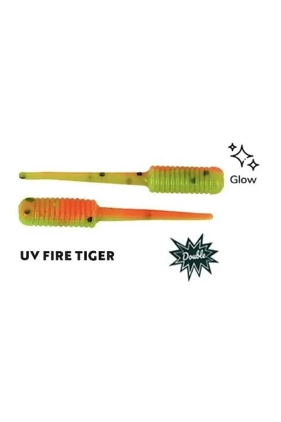 Fujin Baby Fry 2,7cm Lrf Silikon Yem UV Fire Tiger - 1