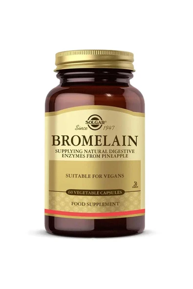 Solgar Bromelain 150 mg 60 Kapsül ürün görseli