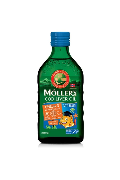 Mollers Omega 3 Balık Yağı Sıvı Formu 250 ml - 1