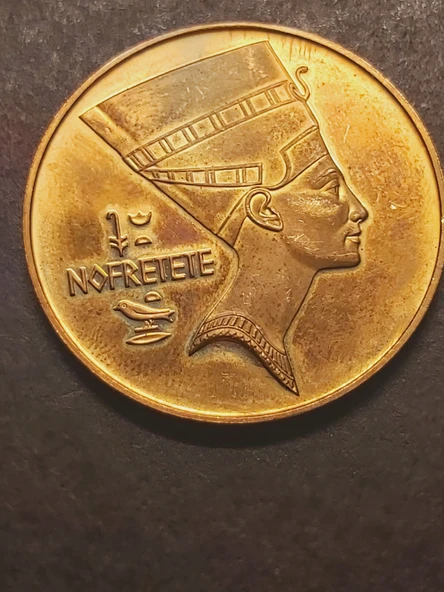 NOFRETETE A900 - Skarabeus A900 - 21.67gr 22 ayar A 900 Altın Madalya - Khepri - Scarab - Resim 4