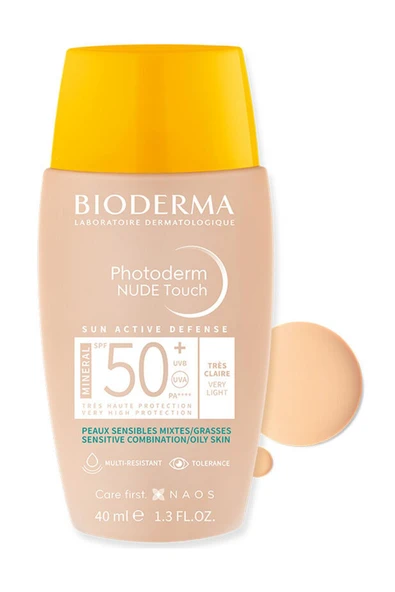 Bioderma Photoderm Nude Touch SPF50+ Very Light 40 ml - 1