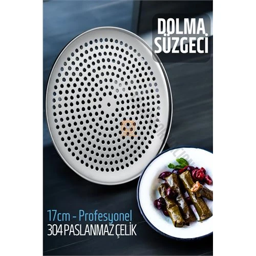 ModaCar Sarma Dolma Süzgeci 17 cm 304 Paslanmaz Çelik