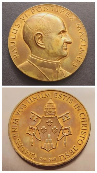 PAULUS VI. POTIFEX MAXIMUS - KURT BODLAK - OMNES ENIM VIOS UNUM ESTIS IN CHRISTO JESU - GAL. 3,28 ürün görseli 1