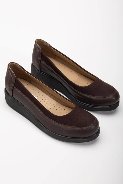 Kadın Günlük Ayakkabı Kahve Streç Ortopedik ürün görseli