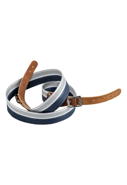 Tüfek Askı Kayışı - Savage - 3.5 cm Kolon - Beyaz/Lacivert - 12