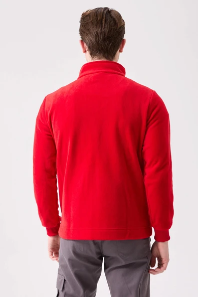 Galanthus Polar Mont Erkek Fermuarlı Sıcak Tutan Rahat ve Dayanıklı Kışlık Ceket - Resim 5