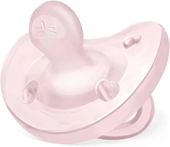 Chicco PhysioForma Soft 2'li Silikon Emzik 2-6 Ay Kız - 4