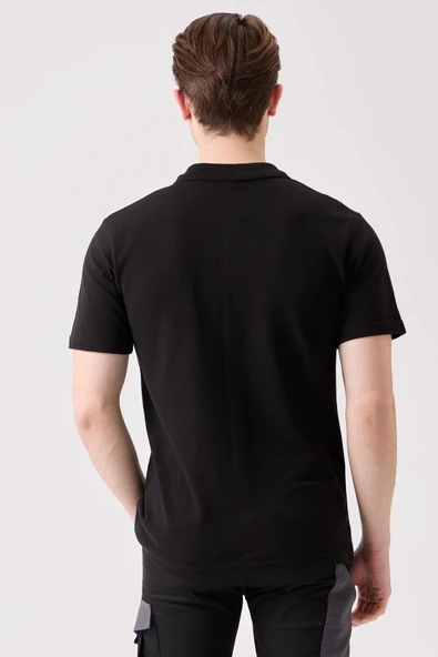 Galanthus Polo Yaka T-Shirt - Pamuklu, Nefes Alabilir, Klasik ve Şık Tasarım - 3