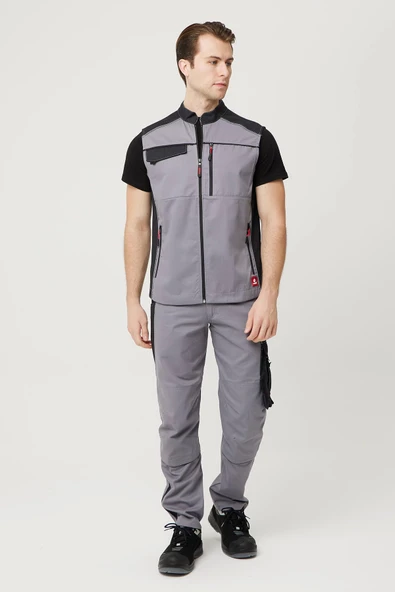 Allium Yazlık İş ve Outdoor Yelek - Hafif, Dayanıklı, Nefes Alabilir, Fonksiyonel Cepli - Resim 2