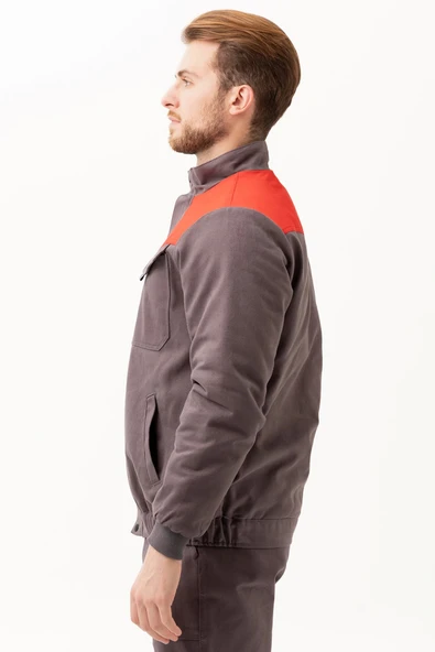 Avensis Kışlık Mont Kapitone Astar Rüzgar Geçirmez İş Montu Soğuk Hava Kıyafeti - Resim 3