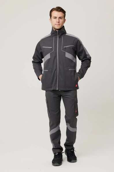 PYRUS Gabardin Mont Dayanıklı Fonksiyonel Çok Cepli Şık ve Koruyucu Dış Giyim - 6