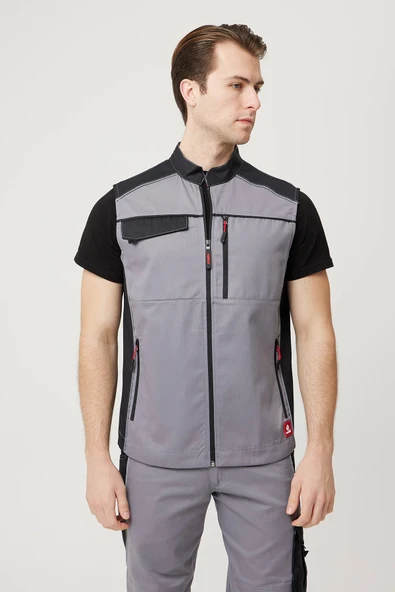 Allium Yazlık İş ve Outdoor Yelek - Hafif, Dayanıklı, Nefes Alabilir, Fonksiyonel Cepli ürün görseli