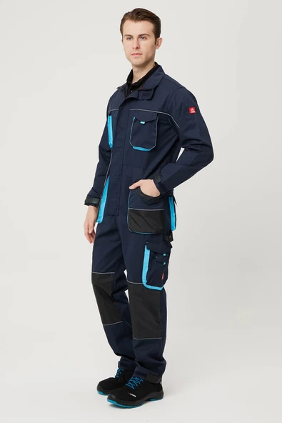 Alaska Tulum Erkek İş Tulumu Çok Cepli Koruyucu Tulum Dayanıklı Tasarım Şık ve Rahat Kesim - Resim 2