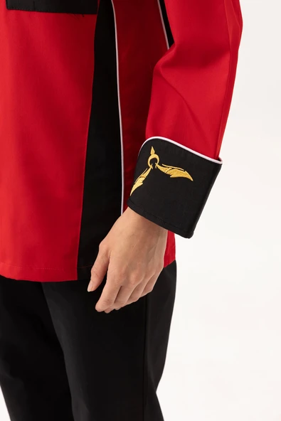 Crenata Şef Aşçı Ceketi - Şık ve Dayanıklı, Nefes Alabilir, Profesyonel Mutfak Kullanımı İçin - 7