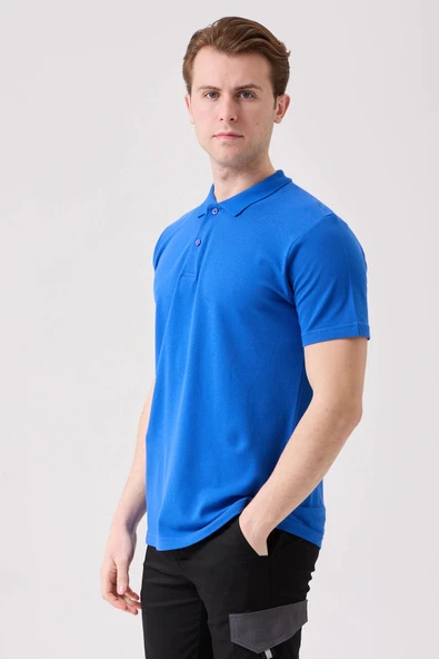 Galanthus Polo Yaka T-Shirt - Pamuklu, Nefes Alabilir, Klasik ve Şık Tasarım - Resim 2