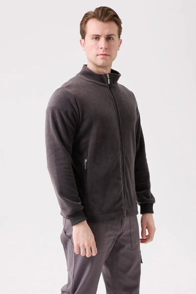 Galanthus Polar Mont Erkek Fermuarlı Sıcak Tutan Rahat ve Dayanıklı Kışlık Ceket - 7