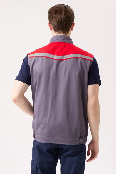 Royal Yazlık İş Yeleği - Hafif, Nefes Alabilir, Reflektörlü ve Çok Cepli - Resim 4